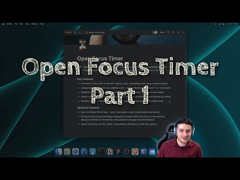 [iOS Dev] Open Focus Timer, pt. 1 | SwiftUI App Development thumbnail