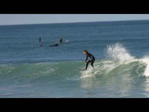 Drone Shots a Surfer gefilmt um Linda Mar
