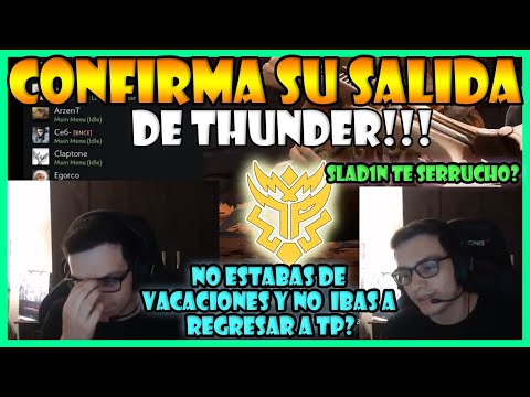 MATTHEW CONFIRMA SU SALIDA DE THUNDER PREDATOR Y DICE QUE TIENE OFERTAS - DOTA 2 PRO