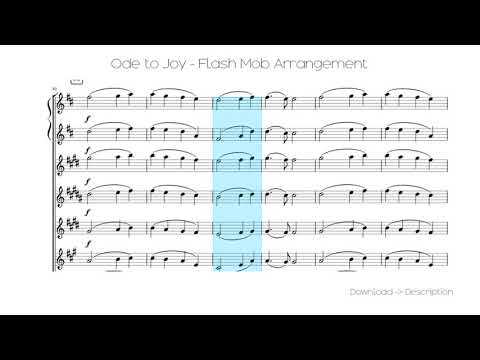 🎶 Ode To Joy - Flash Mob Arrangement 🎸🎸