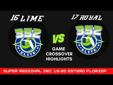352 Elite U16 Lime vs 352 Elite U17 Royal