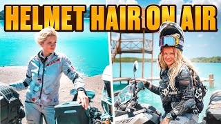 Hot Gossip About Adventure Riding Gear I Helmet Hair on Air