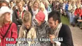 Markus Fagervall sjunger finsk tango - Satumaa