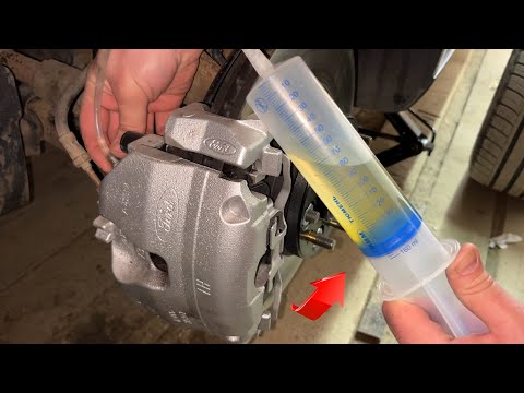 How To Change Brake Fluid ALONE in 3 MINUTES