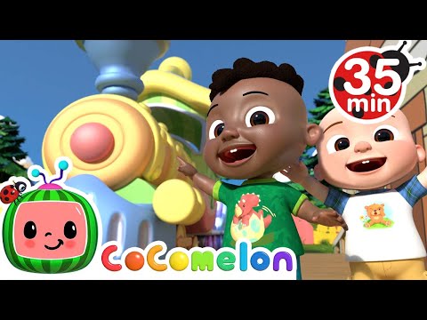 Play Outside At The Train Park Song + More Nursery Rhymes & Kids Songs - CoComelon