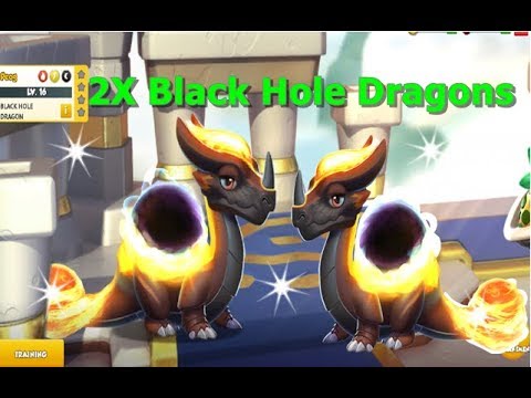 2x Black Hole Dragons-Dragon Mania legends | Boss Challenge | New chrono divine event | DML | HD