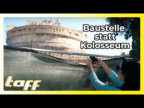 Video Thumbnail: Verärgerte Touristen in Rom: Baustelle statt Kolosseum