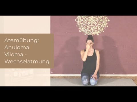 Atemübung: Anuloma Viloma - Wechselatmung ⎮ 5 Minuten zur Balance ⎮ Namastree Yoga