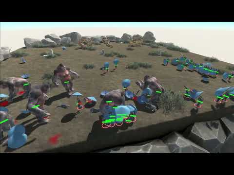 Animal Revolt Battle Simulator// 15 Goro the Giant VS 85 Coward Cole