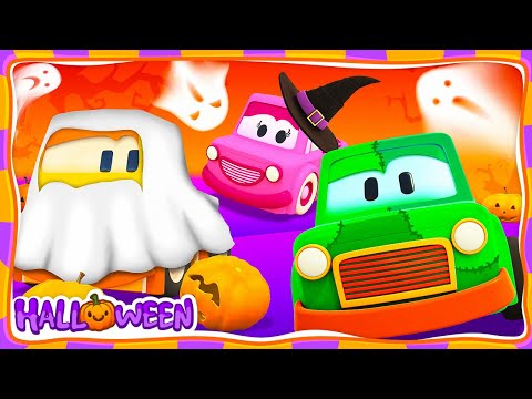 Die Schlauen Autos. Halloween-Party für die Autos. 4 Kinder Cartoons auf Deutsch am Stück