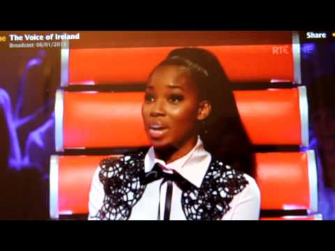 Sinead O'Brien sings in The Voice