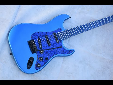 Custom Pre-order! Stratocaster HHH Metallic Blue Hot Rails 5-Way Coil Split image 18