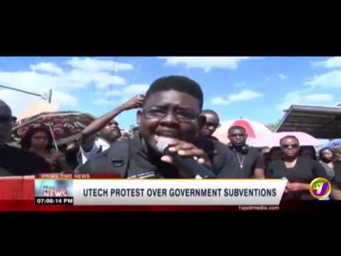 U-Tech Protests Gov. Subvention (TVJ News) FEB 20 2019