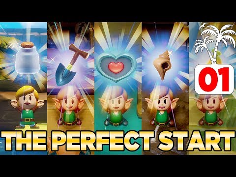 How to Have the PERFECT Start in Link's Awakening Switch - 100% Walkthrough 01