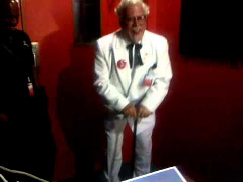 COLONEL SANDERS AKA KFC MAN MEETS DEVON ON RED 96 .7