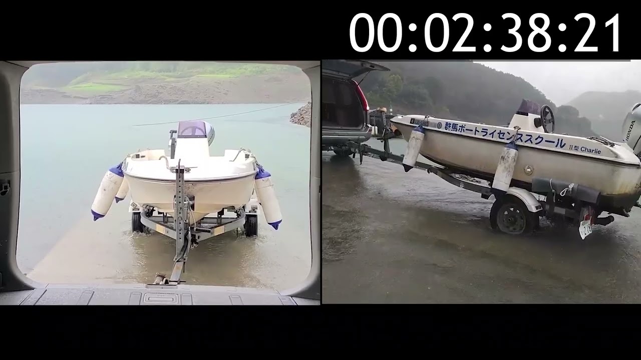 いち早く救助艇出航させるためのトレーラ運用