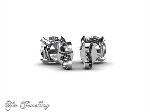 SweetHeart Earrings (Made with Swarovski Elements)