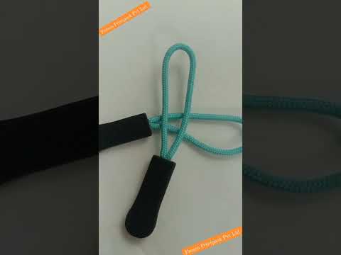 Fresco plastic trendy zip puller, for garments, packaging si...