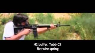 AR-15 Rifle Recoil Comparison - High Speed Video