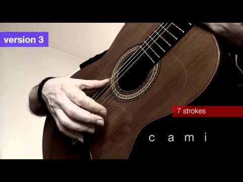 Rasgueado Exercise - 6 (Solea - 3 Versions)