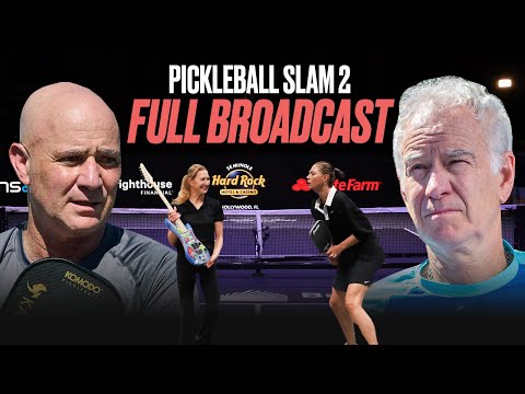 These TENNIS LEGENDS Faced Off For $1 Million in the PICKLEBALL SLAM 2