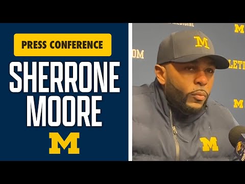 Sherrone Moore Press Conference After Michigan Football Loss To Ohio State I #goblue
