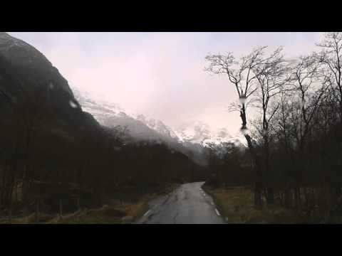 Sogndal Fjordes on a beautiful rainy spring day