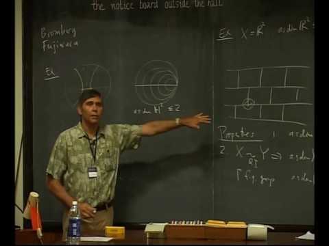 Plenary lecture 6 by Mladen Bestvina