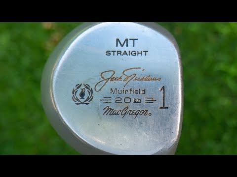 1989 Jack Nicklaus Macgregor Muirfield 20th Anniversary Steel Driver - The Vintage Golfer