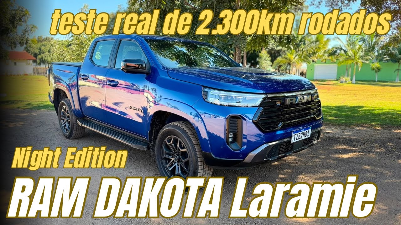 RAM DAKOTA LARAMIE 2026 - teste real após 2.300km rodados