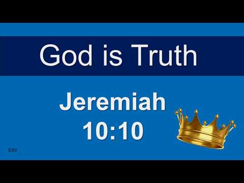 Jeremiah 10:10 Awana T&T Evidence of Grace: 1.1