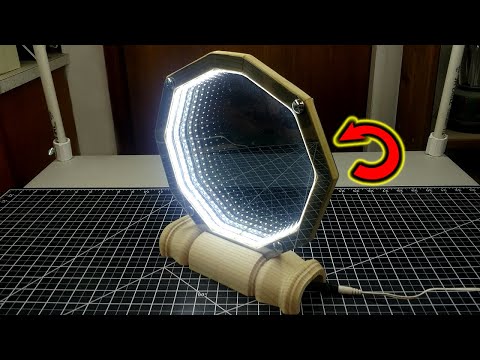 Make a 2 Sided, Desktop Infinity Mirror : 14 Steps (with Pictures) -  Instructables