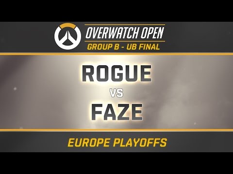ROGUE vs FAZE - GROUP B - UB FINAL (OverwatchOpen EU Playoffs)