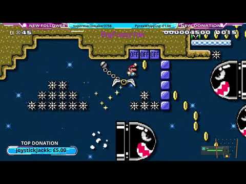 Follow the coins speedrun 20 sec!  | Switch | Super Mario Maker 2 | Level Code: ST8-7BP-DJF