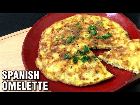 5 Ingredients Spanish Omelette | How To Make Spanish Omelette | Easy Breakfast Recipe By Chef Tarika