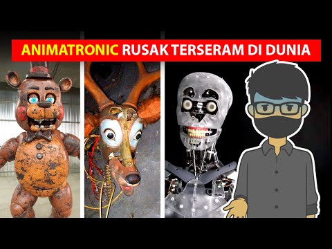 5 ANIMATRONIC RUSAK TERSERAM DI DUNIA NYATA