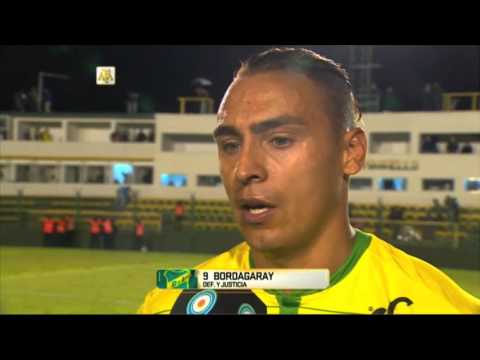 Bordagaray: "Un partido duro". Defensa 2 - Temperley 1. Fecha 10. Primera División 2016.