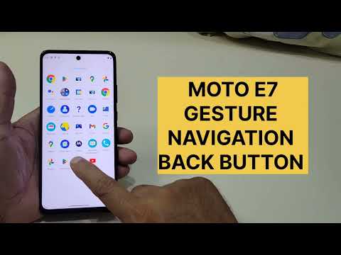 Moto E7 Gesture Navigation and Back Keys Setup