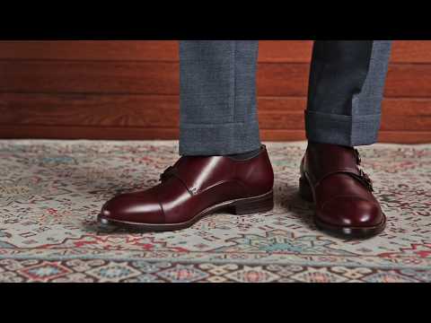 Beckett Simonon - Hoyt Monkstraps in Bordeaux. #BeckettSimonon