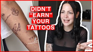 She gets HATE for her Patchwork Tattoo Sleeve !