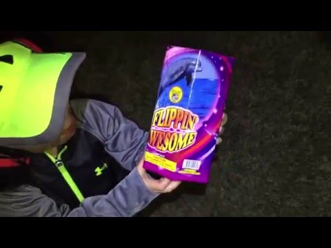 Flippin Awesome Fountain Shower World Class Fireworks Demonstration New Years Eve 2016