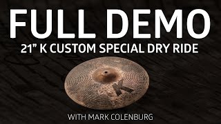 Video thumbnail for Zildjian Demos - 21" K Custom Special Dry Ride by Avedis Zildjian Company