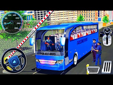 Police Bus Driving Simulator 2021 - Prisoner Bus Transporter Driver 3D - Android GamePlay