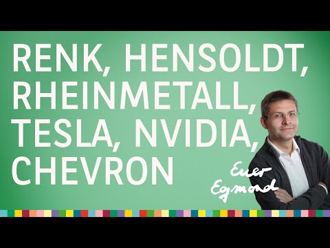 Rheinmetall, Renk, Hensoldt, Tesla, Nvidia, Chevron, Halliburton - Euer Egmond vom 06.01.2026