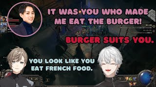 【ENG SUB】Kuzuha caught IJBOLITIS after finding out Rai-sama ate burger for him【 葛葉/にじさんじ 】