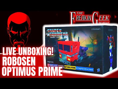 LIVE UNBOXING: Robosen Optimus Prime