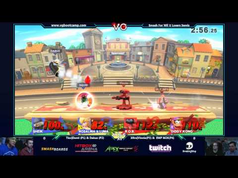 Ktar XI - Tloc|Denti & Dabuz Vs. Xfire|Vinnie & EMP Mew2King - SSB4 Losers Semis