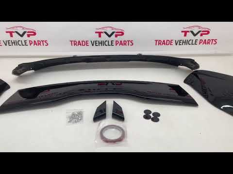 Fits Ford Focus MK3 2011-2018 Rear Roof Boot Lip Spoiler RS Style Gloss Black video