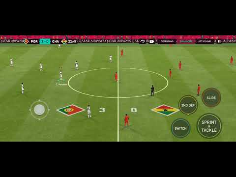 Portugal 🇵🇹 vs Ghana 🇬🇭 🔥 #football #messi#ronaldo#fifamobile#worldcup#Portugal #ghana #siuuu#shorts