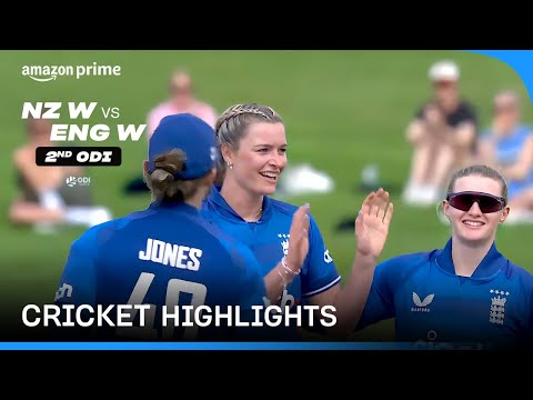 NZ W vs ENG W: 2nd ODI - Cricket Highlights | Prime Video India